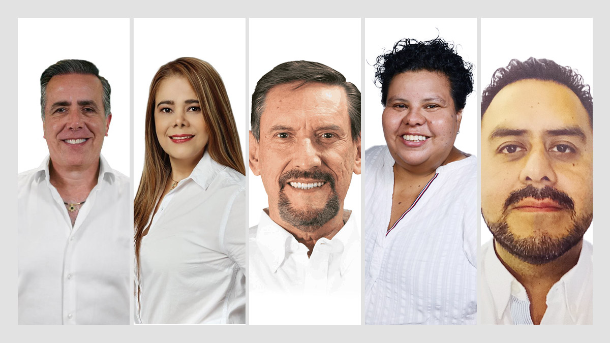 Córdoba elige en 2025: conoce a los cinco candidatos a la presidencia municipal | Diseño: Samantha Martz