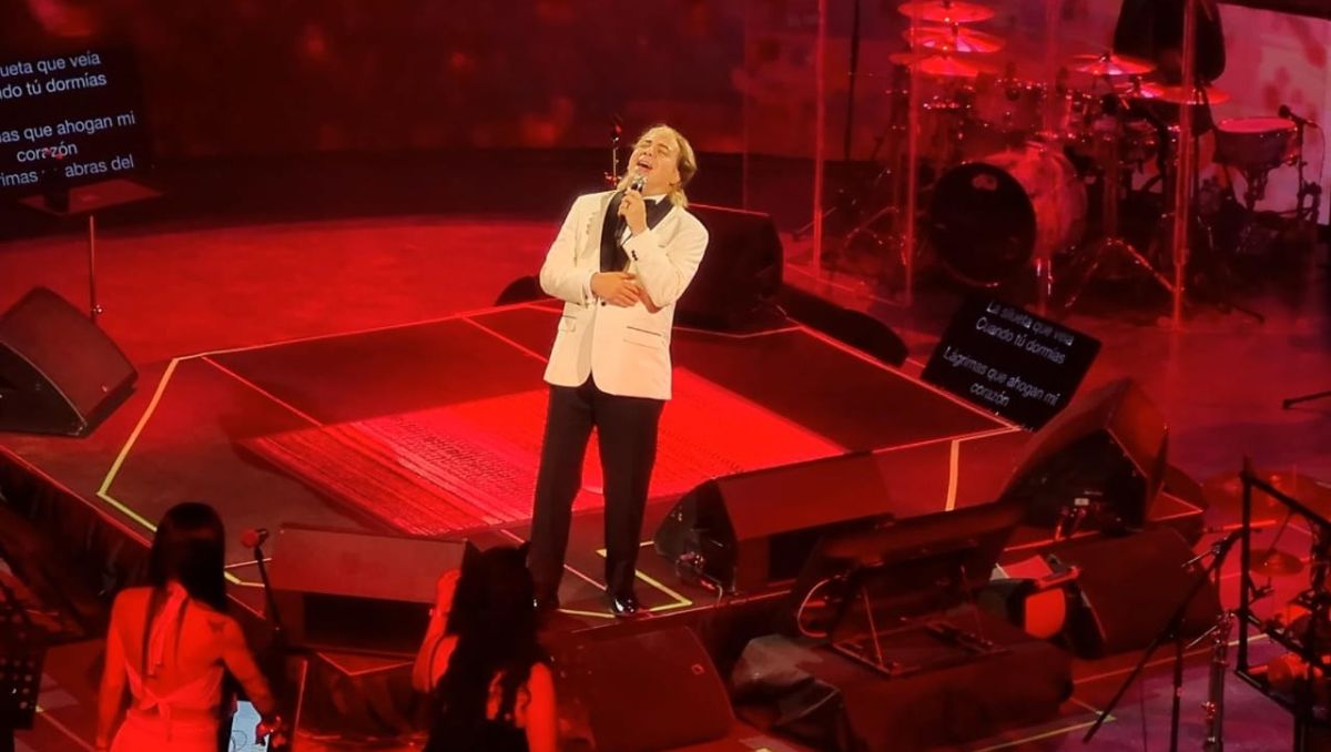 Cristian Castro dio el primero de sus dos conciertos pactados en el recinto. Ángel Martínez