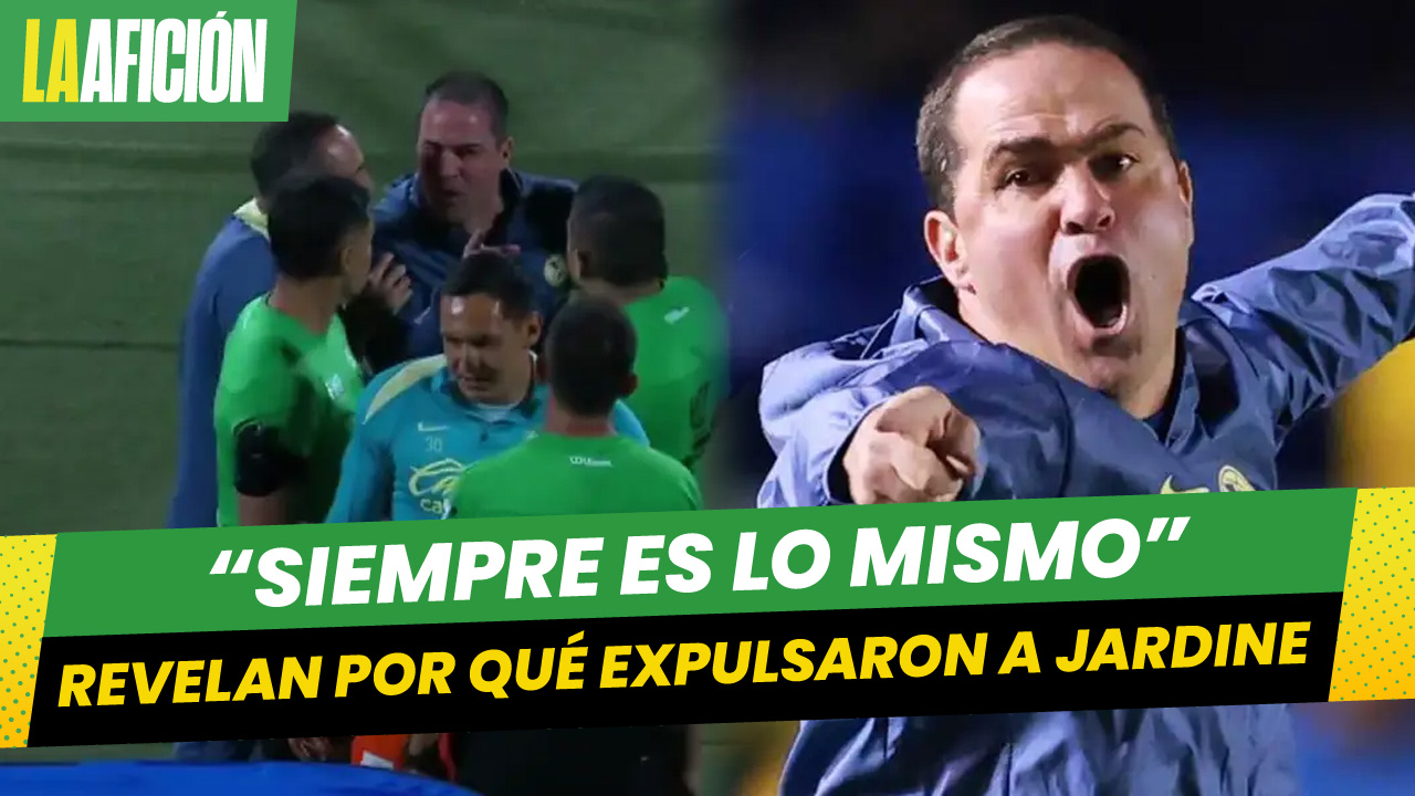 Por este motivo expulsaron a André Jardine del partido entre Cruz Azul y América