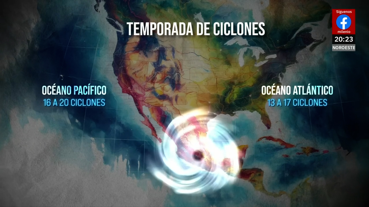 Mientras la ola de calor no cede, inicia la temporada de ciclones en México