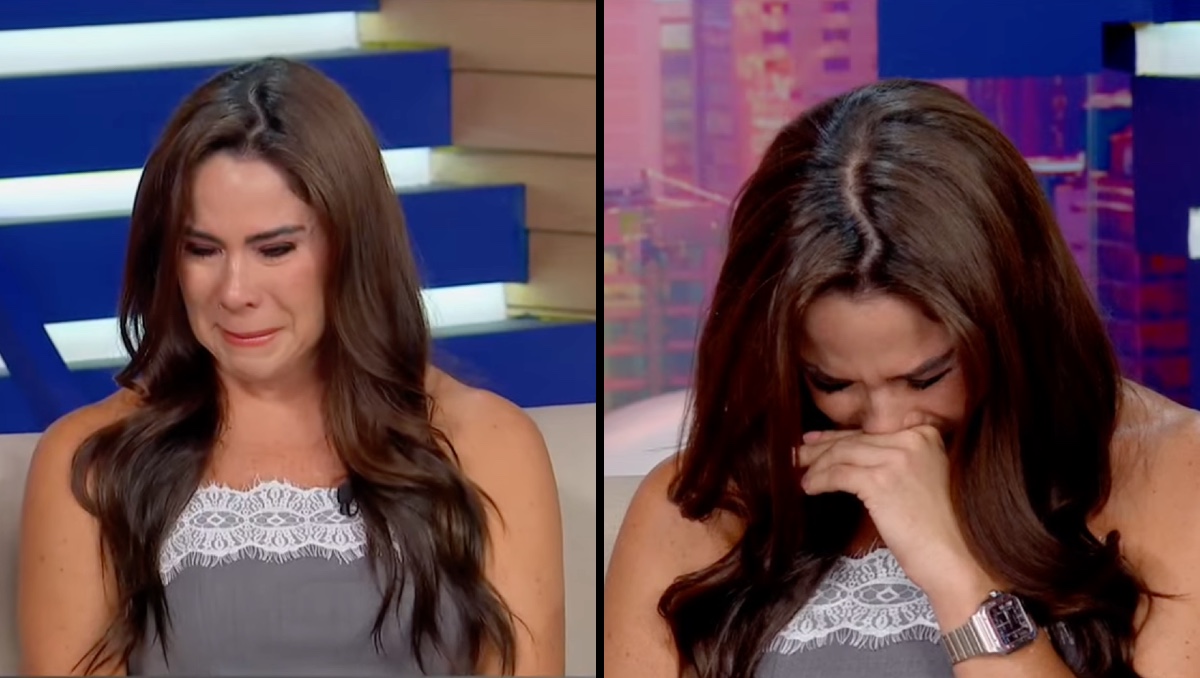 Paola Rojas rompe en llanto en plena transmisión al recordar a Verónica Toussaint en su primer aniversario luctuoso | ESPECIAL