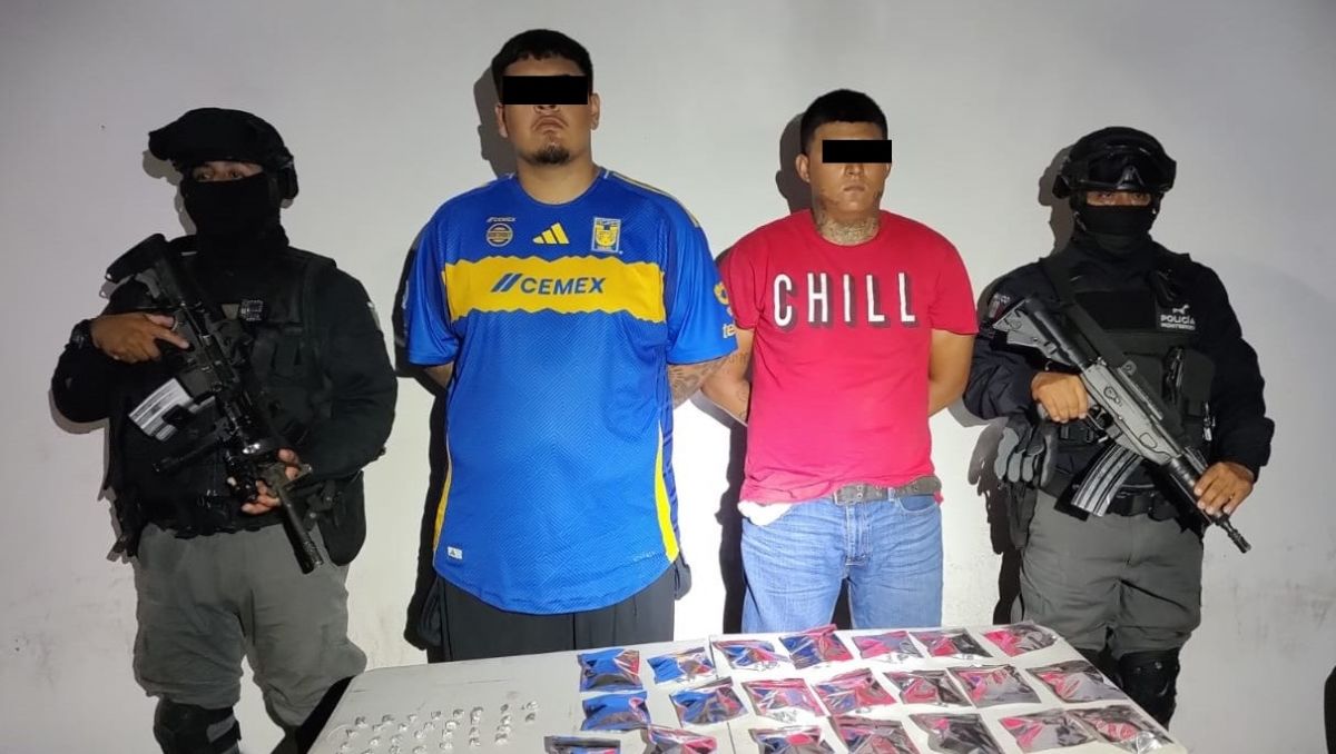 Los detenidos fueron identificados como Brandon Yahir y Diego Rafael, ambos de 20 años. Especial