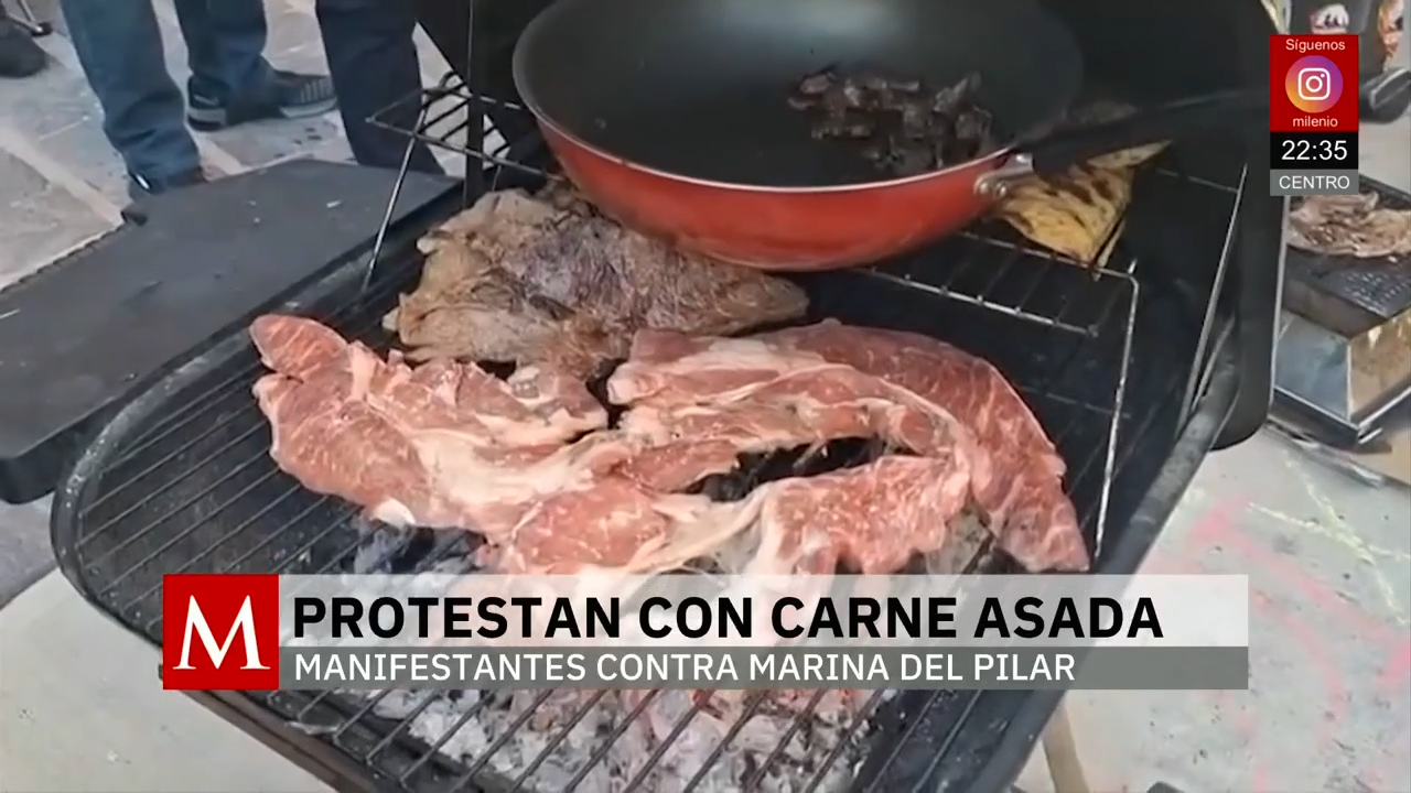 Baja California se manifiesta con carne asada contra Marina del Pilar
