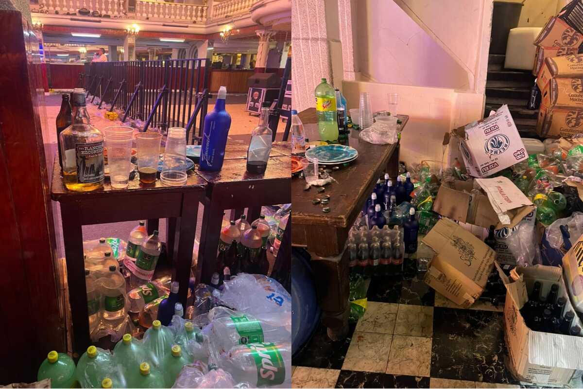 En el lugar había ataúdes que usaban con hieleras.