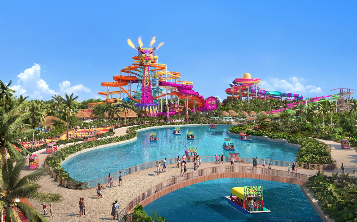 80 hectáreas de diversión en Perfect Day Mexico, en 2027. FOTO: Especial