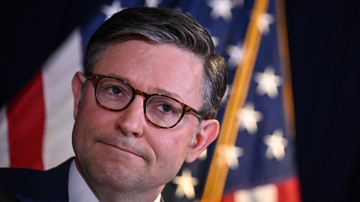 Mike Johnson, líder de la Cámara de Representantes. | AFP