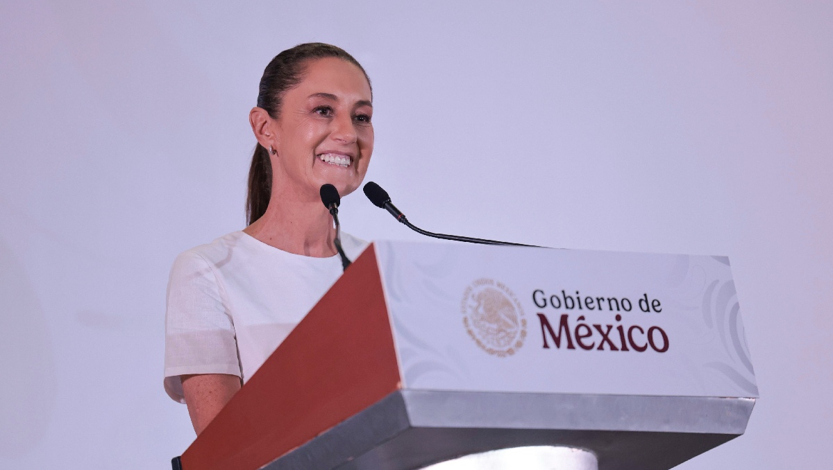 La Presidenta durante el evento para la presentación de Proyectos prioritarios de infraestructura. | Especial