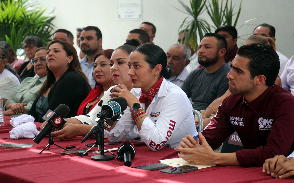 Betzabé Martínez, candidata de Morena en Gómez Palacio. l Roberto Amaya