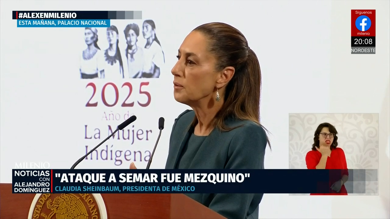 Claudia Sheinbaum defiende a la Armada y critica 'mezquindad' en redes tras accidente naval