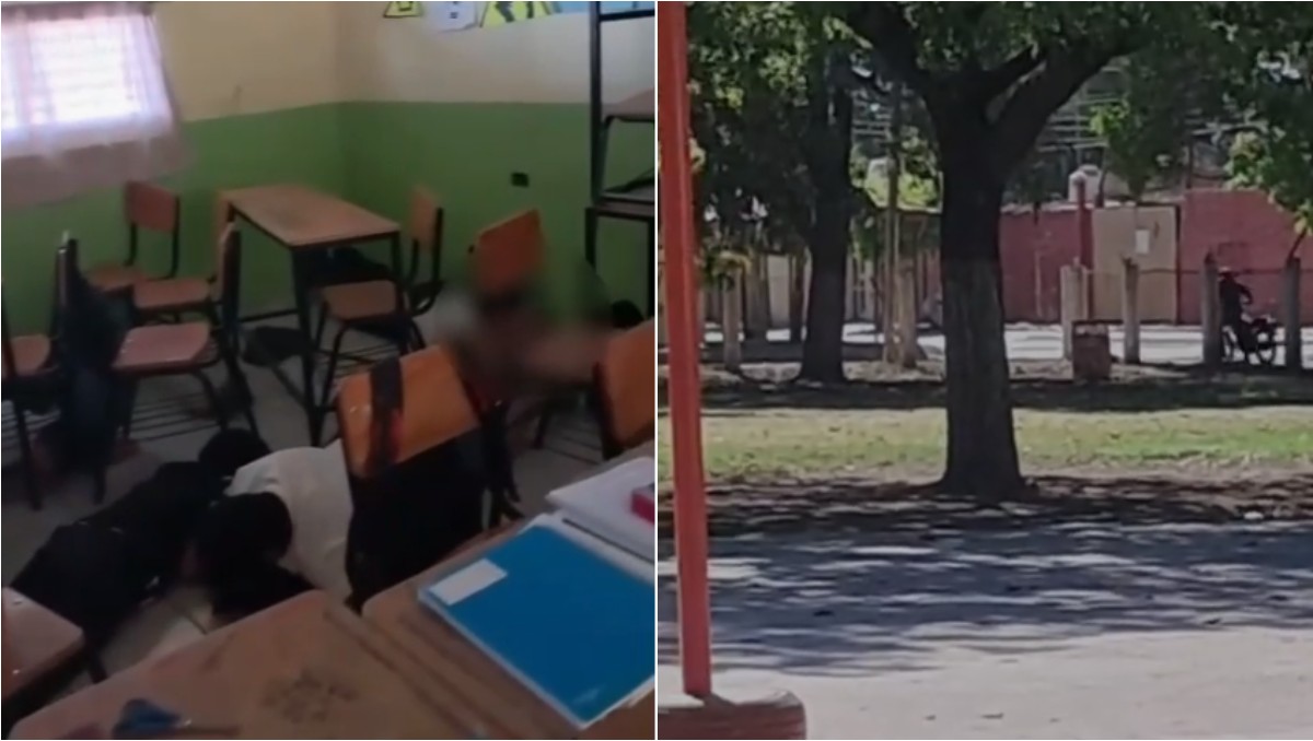 Enfrentamiento armado en Sinaloa. (Foto: Capturas de pantalla)
