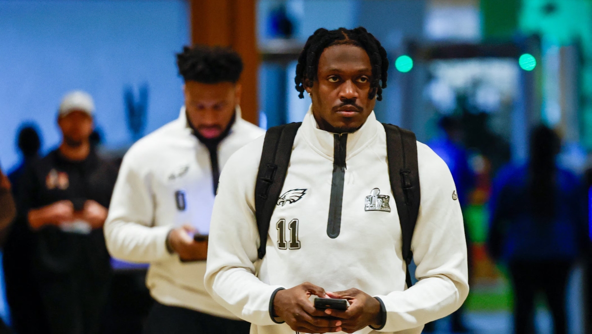AJ Brown rompe el silencio y explica porqué no fue a la Casa Blanca con los Eagles (Reuters)
