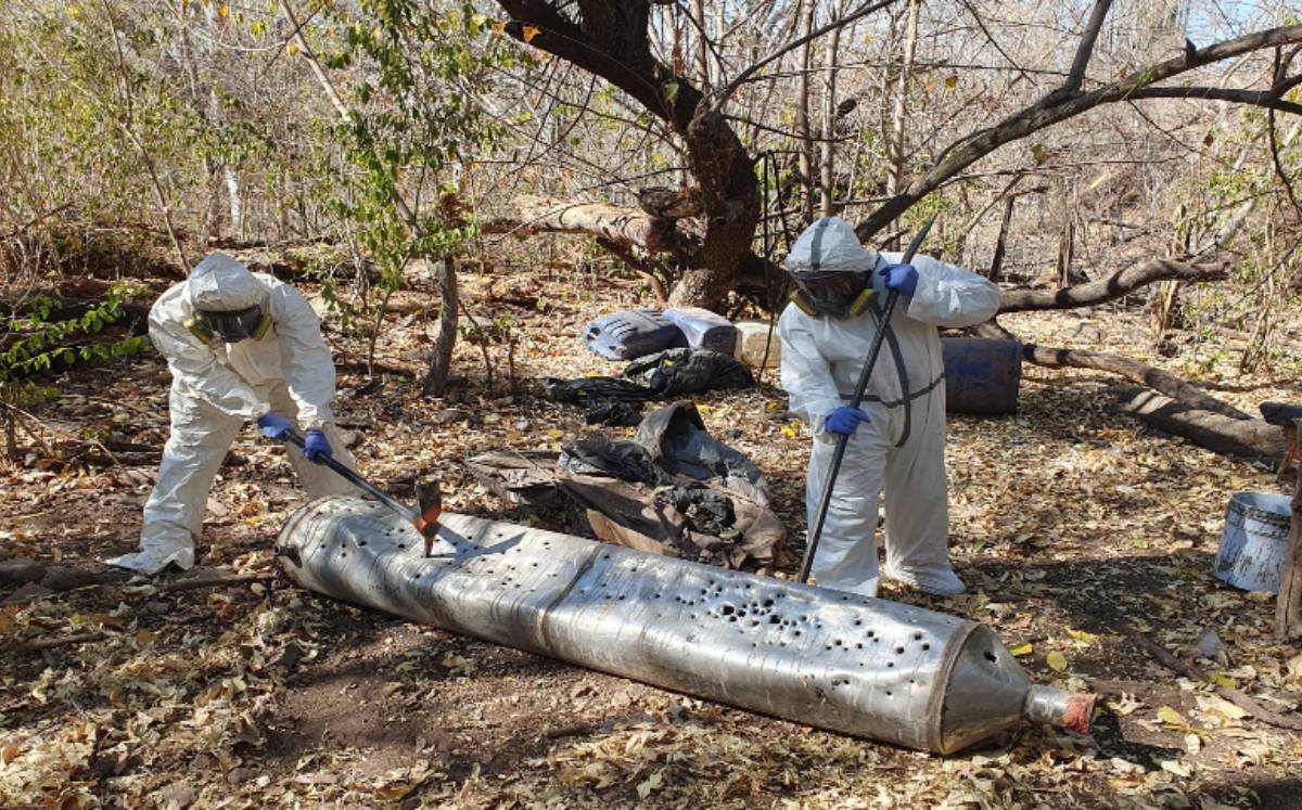 Autoridades desmantelaron un narcolaboratorio en Sinaloa, además aseguraron droga | Especial