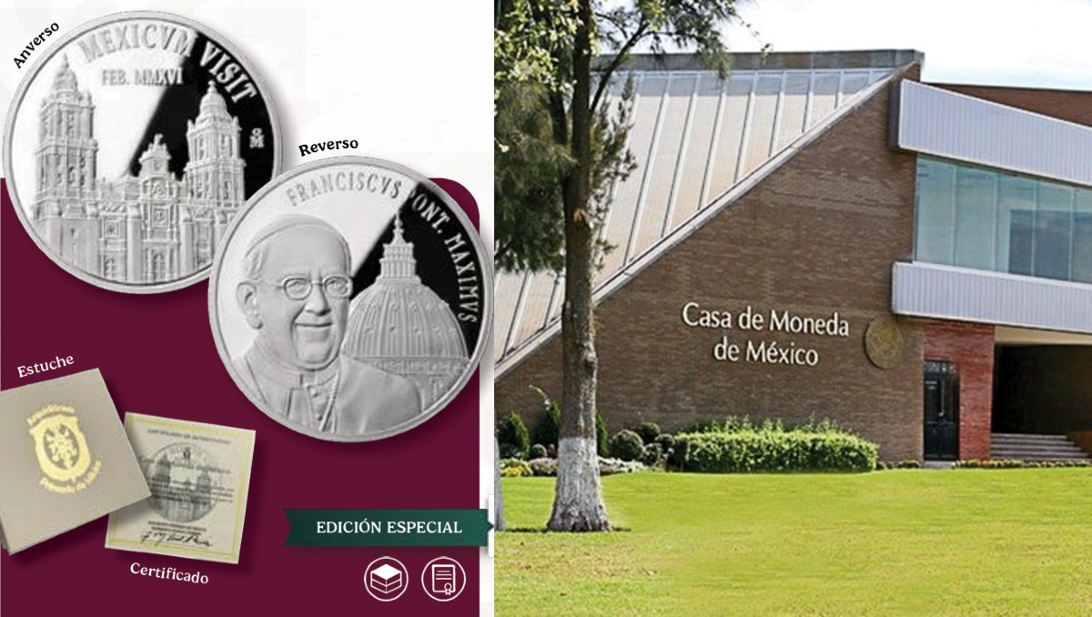 La Casa de Moneda de México pone en venta una edición limitada en conmemoración de la visita del papa Francisco en México en 2016 | Especial