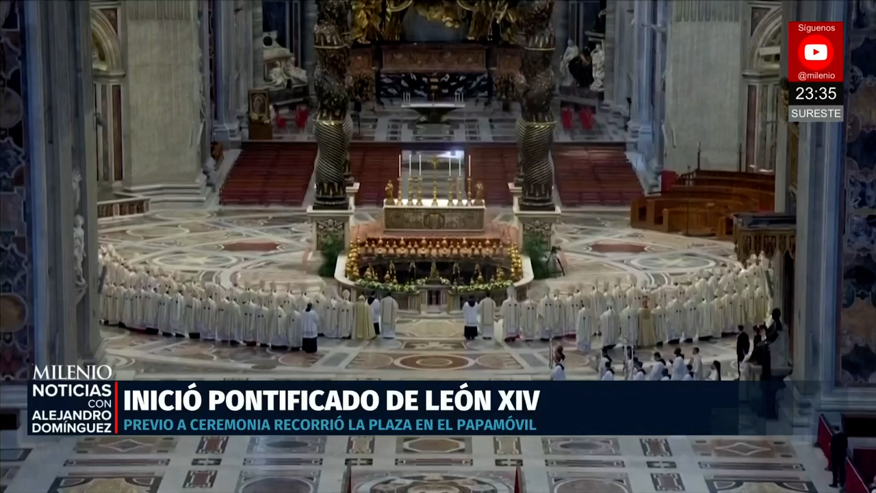 Comienza el pontificado del papa León XIV con misa oficial en el Vaticano