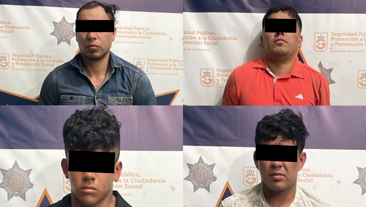 Los detenidos son investigados por el robo de autopartes y por narcomenudeo. Foto: Especial