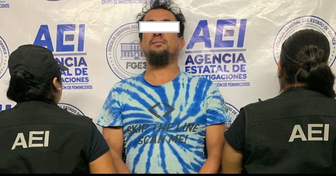 Detienen a hombre por feminicidio de joven embarazada en San Bartolo Coyotepec | Foto: @FISCALIA_GobOax