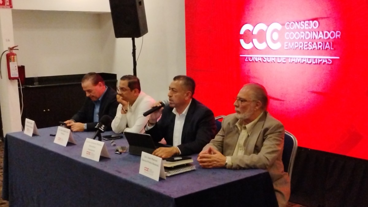 Empresarios de Tampico presentaron el Consejo Coordinador Empresarial de la zona sur de Tamaulipas.