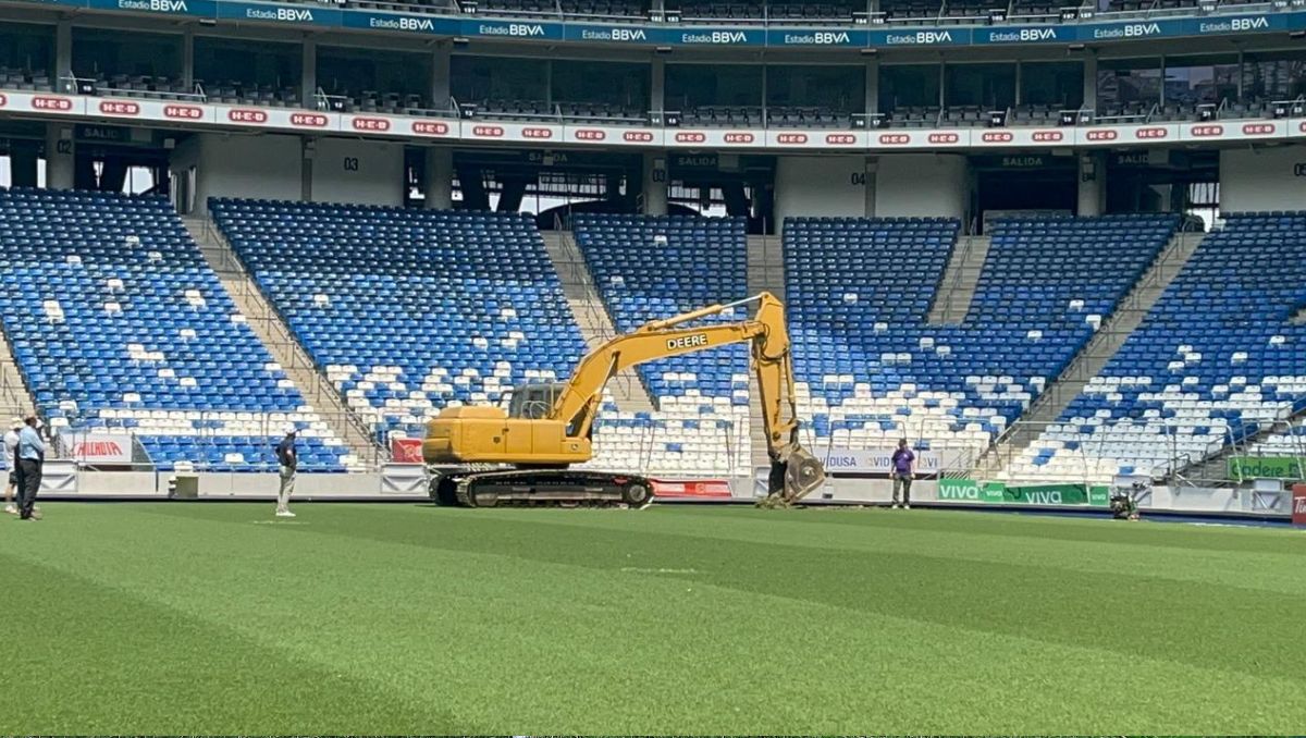 Inician trabajos de remodelación en el Gigante de Acero rumbo al Mundial 2026 (Jorge Rosales)