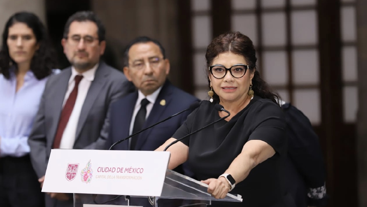 La jefa de Gobierno de la Ciudad de México, Clara Brugada, en el Ayuntamiento. | Octavio Hoyos