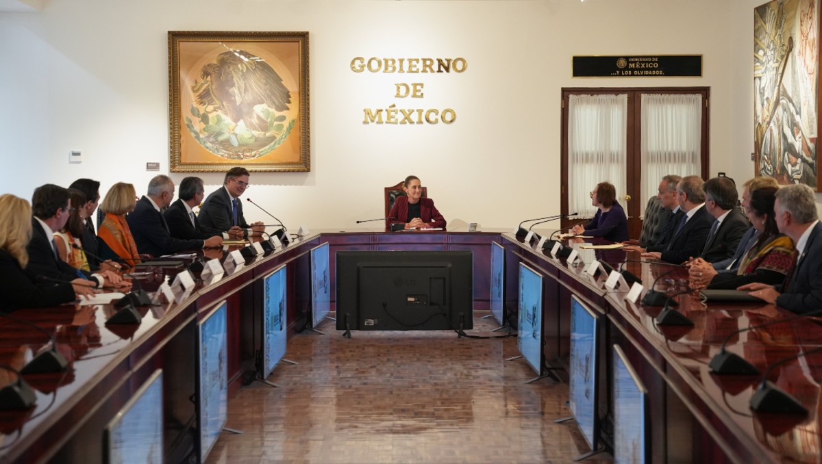 La reunión con Susan Segal se llevó a cabo en Palacio Nacional. | X