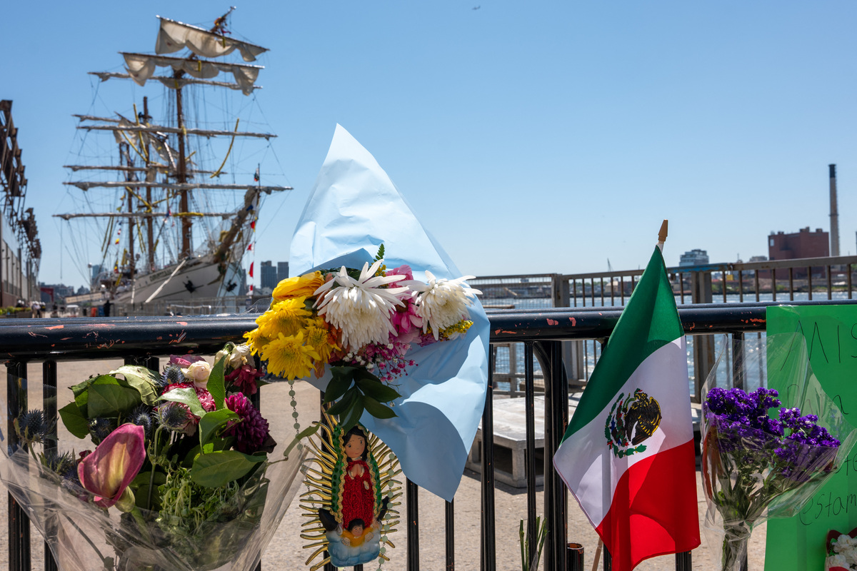 Buque escuela Cuauhtémoc. (Foto: AFP)