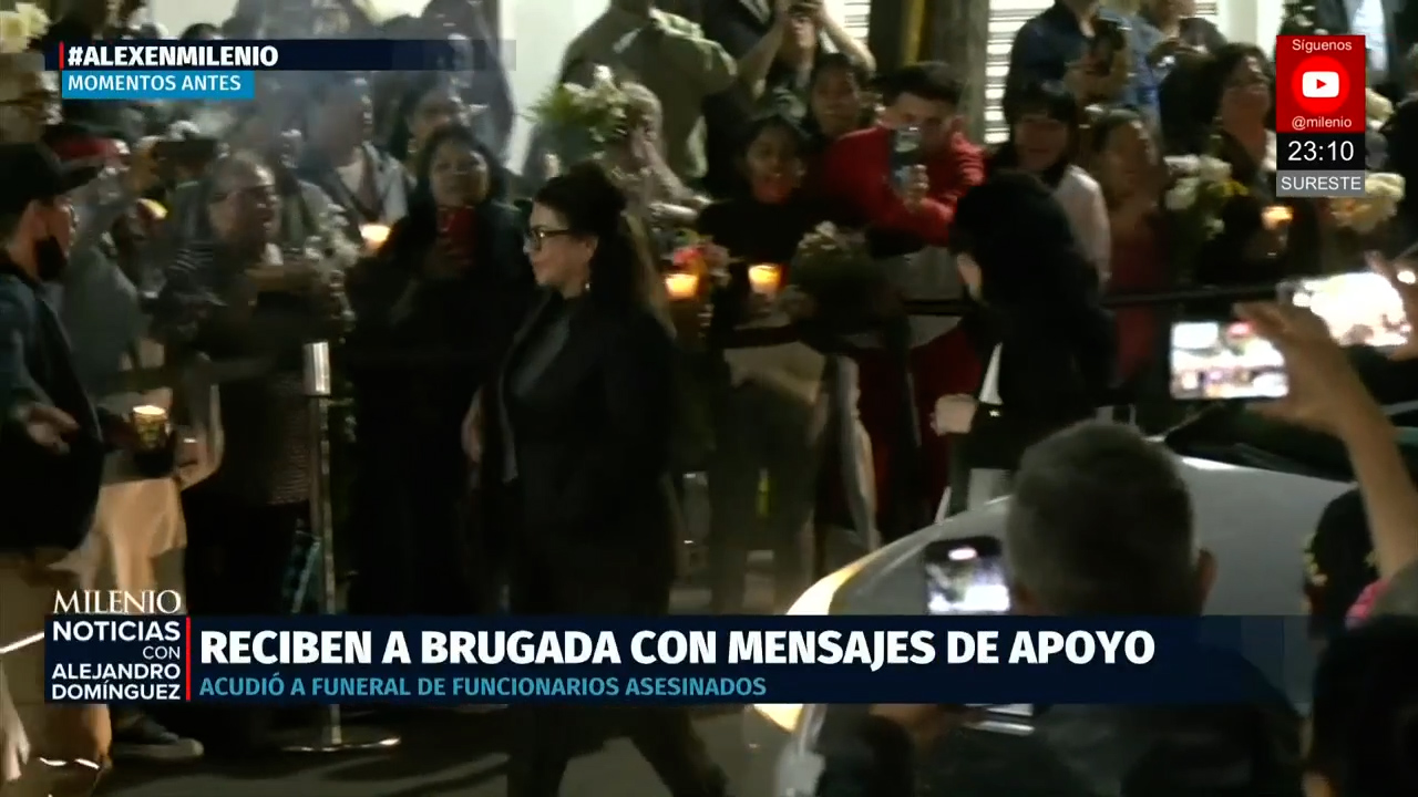 Clara Brugada despide con dolor a sus colaboradores asesinados