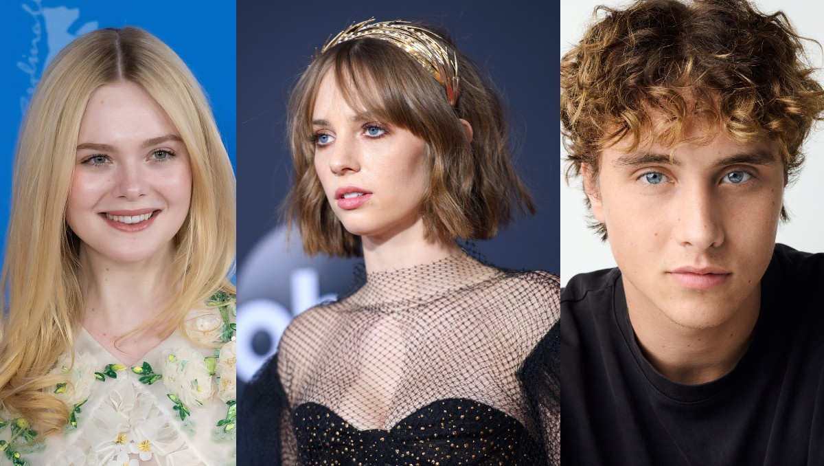 Elle Faning, Maya Hawke y Joseph Zada para el cast de la nueva secuela 'Los Juegos del Hambre: Amanecer en la cosecha'
