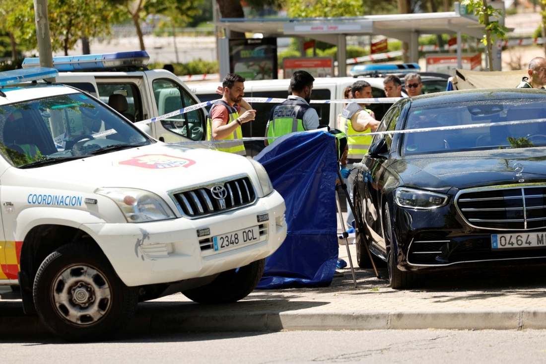 Ex jefe de la administración presidencial ucraniana asesinado a tiros en Madrid.|AFP