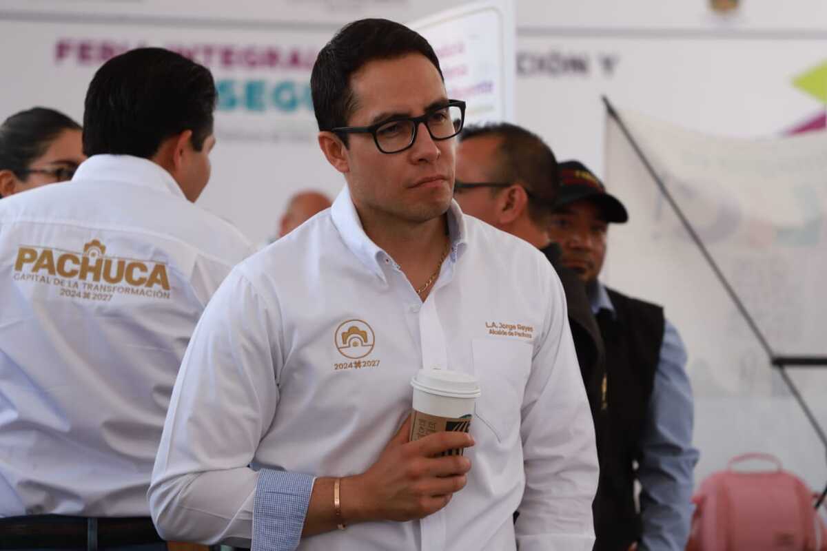 Jorge Reyes Hernández, presidente municipal de Pachuca. (Jorge Sánchez)