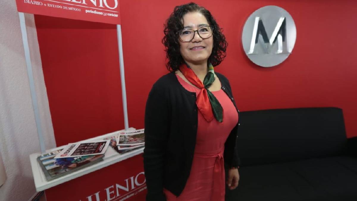 Martha Patricia Zarza indicó que es importante darle atención en infraestructura a todos los planteles auriverdes. Foto: (Tania Contreras)
