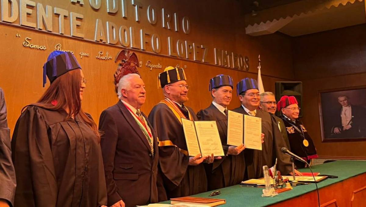 La presidenta de la APYCM, Guadalupe Escobar, describió que esta firma de convenio simboliza la unión de fuerzas. | Foto: Bernardo Jasso