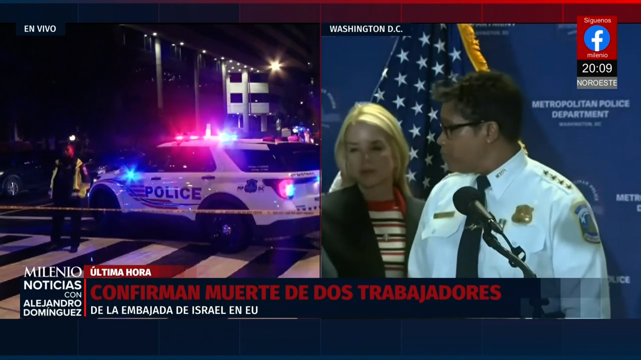 Empleados de la Embajada de Israel son asesinados frente al FBI en Washington D.C.