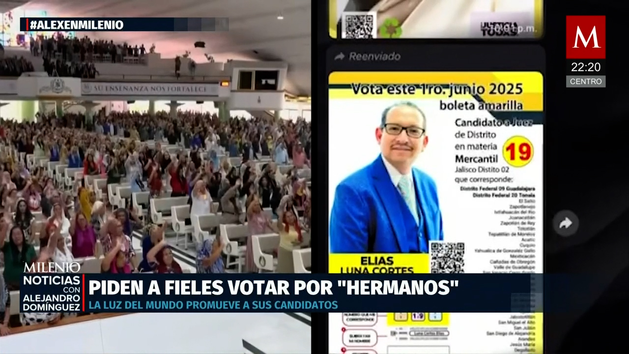 Influencia de La Luz del Mundo en elecciones judiciales de Guadalajara