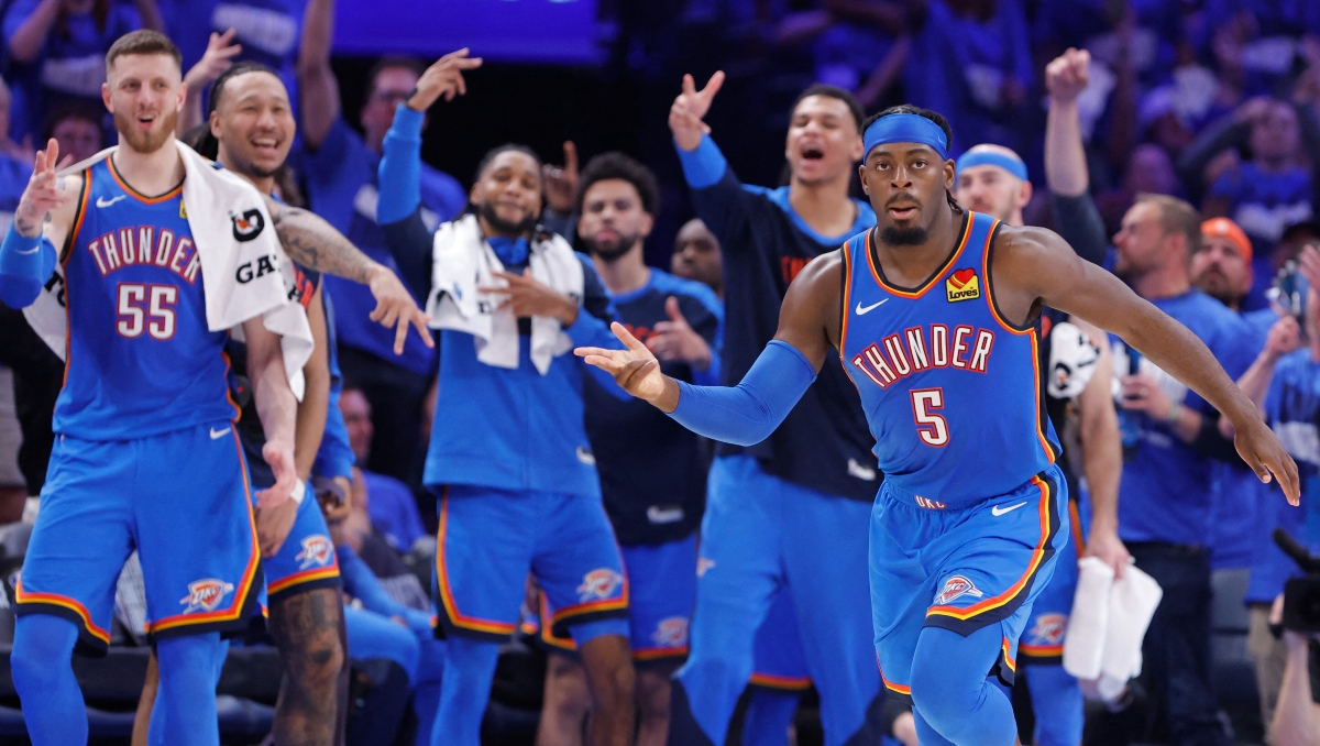 Oklahoma City Thunder vuelve a ganar y se queda a dos victorias de las finales de NBA (Reuters)