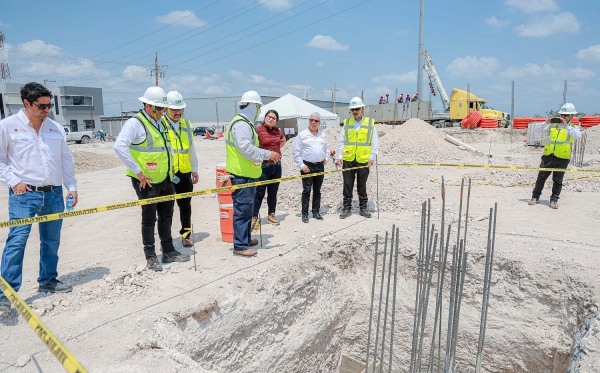 Construcción de subestación eléctrica CFE en Reynosa