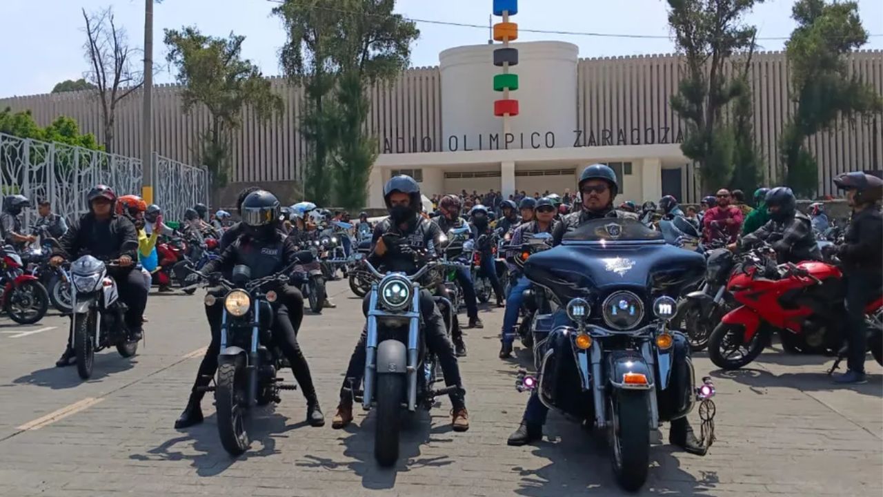 En Puebla, motociclistas se manifiestan contra la Ley de Movilidad