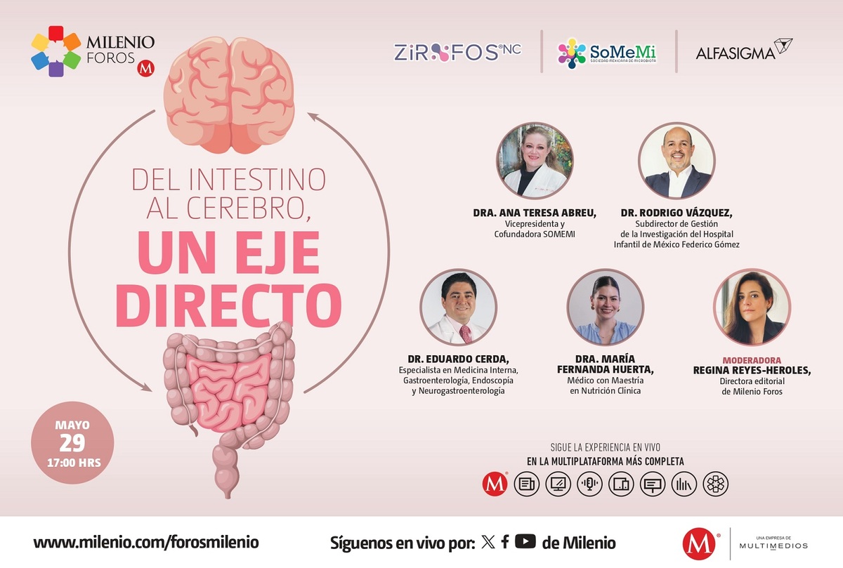 Milenio Foros: Del intestino, al cerebro, un eje directo. Panelistas