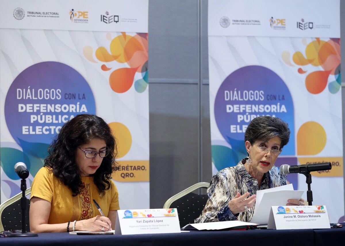 Otálora participó en la inauguración de los “Diálogos con la Defensoría Pública Electoral”. | Especial