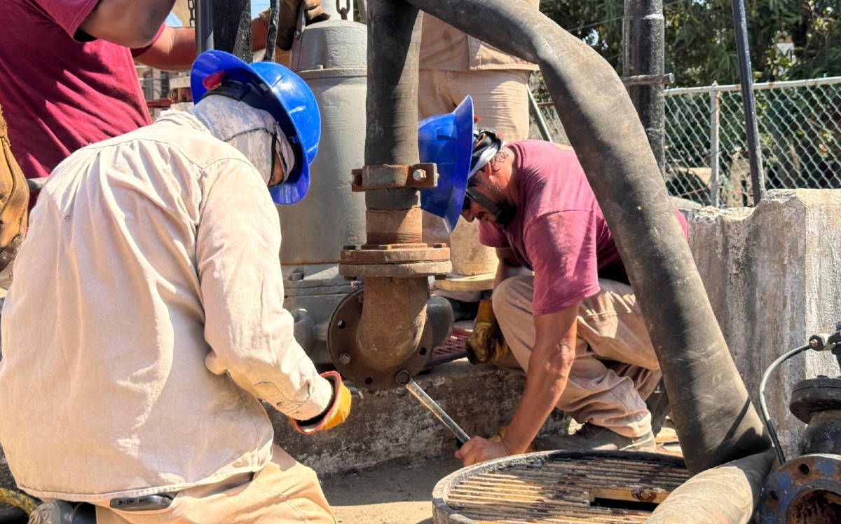Realizan trabajos para rehabilitación y modernización de cárcamos. Comapa Sur