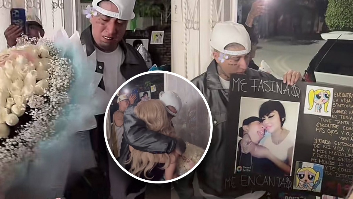 Tiktoker Geros busca a Mona con mariachis para recuperarla. | Geros