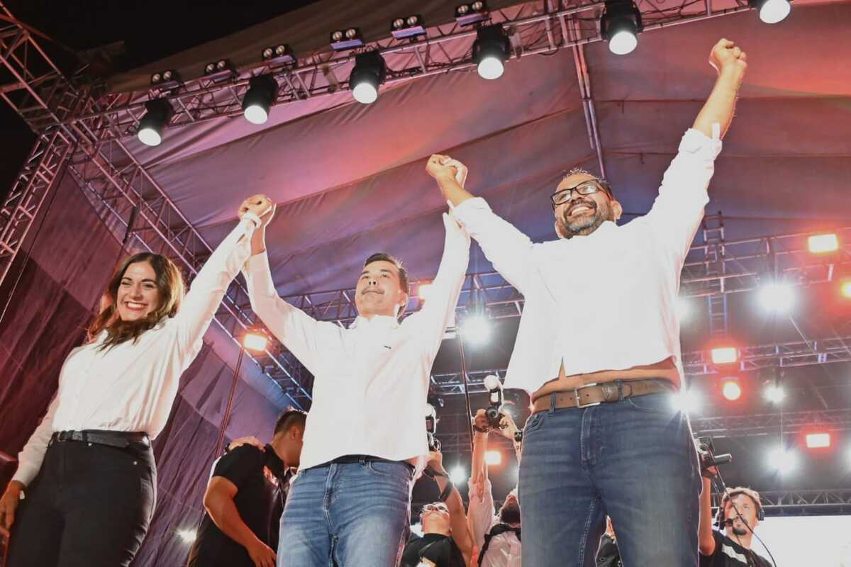 Omar Castañeda cierra campaña con fiesta musical y llamado al cambio en Gómez Palacio. (Roberto Amaya)