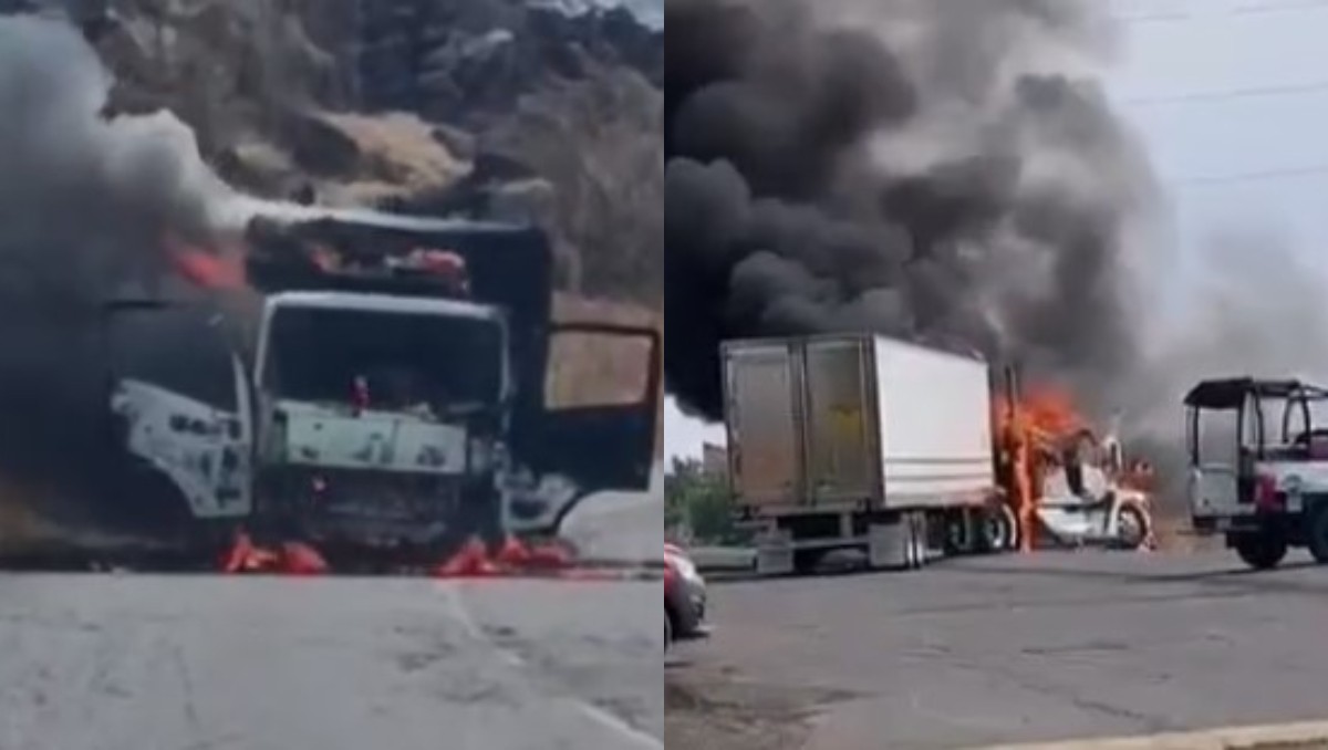 Se reportan bloqueos y quemas en Tierra Caliente, Michoacán | Especial