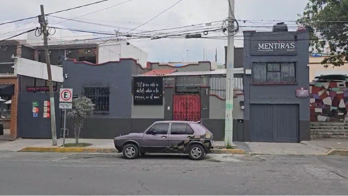 La agresión ocurrió en el exterior del bar Mentiras Zona de Despecho, ubicado cerca del parque Hidalgo en Pachuca