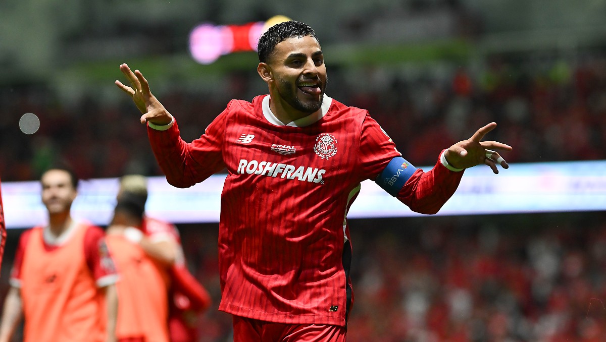 Alexis Vega emula a Cardozo en festejo de gol en la final de la Liga MX (Imago7)