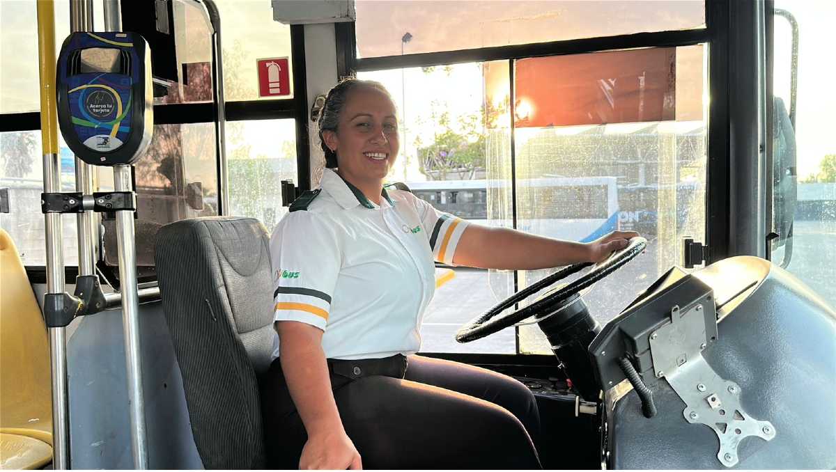 Conductoras en León.