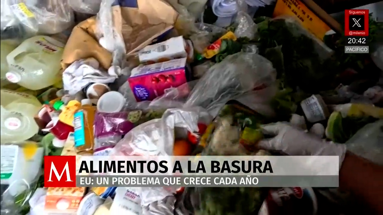 Estados Unidos, el país que más comida desperdicia en América del Norte