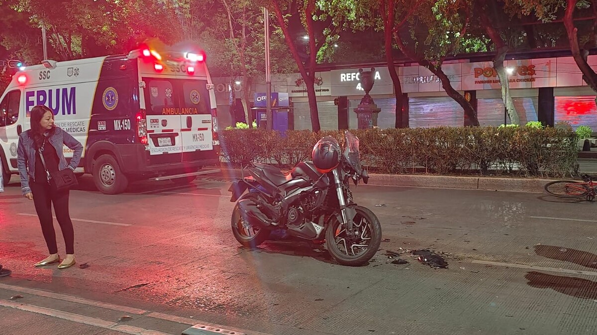 El motociclista cargaba bultos y perdió el control del vehículo. | Enrique Luna
