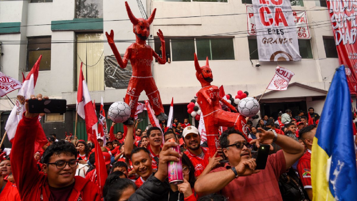 Afición de los Diablos Rojos festejarán la victoria en calles de Toluca. Foto: (Cuartoscuro)