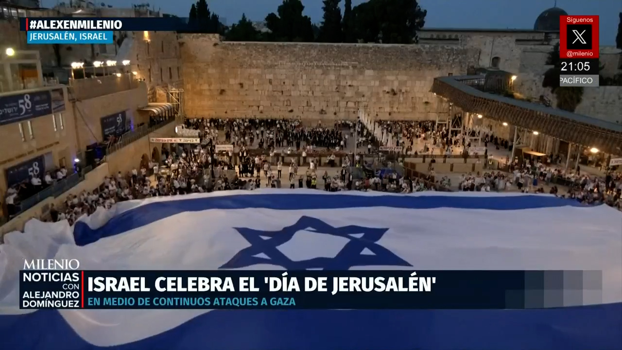 Celebración en Jerusalén mientras Gaza arde bajo más de 200 ataques
