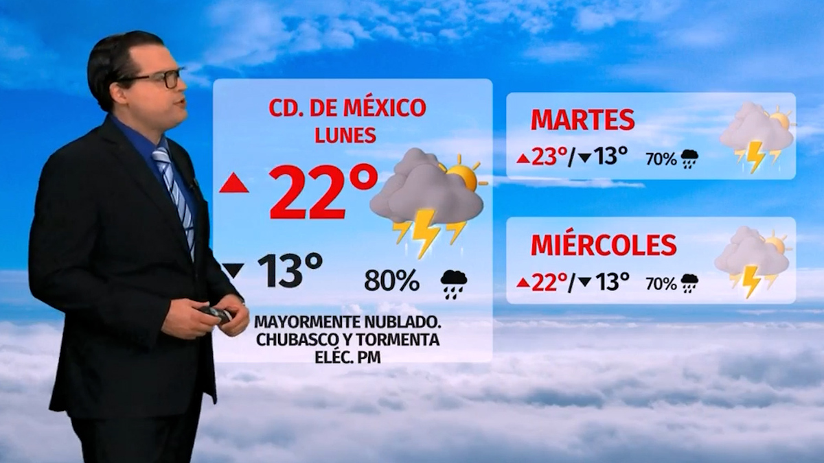 Clima de hoy lunes 26 de mayo de 2025 | Pronóstico con Nelson Valdez